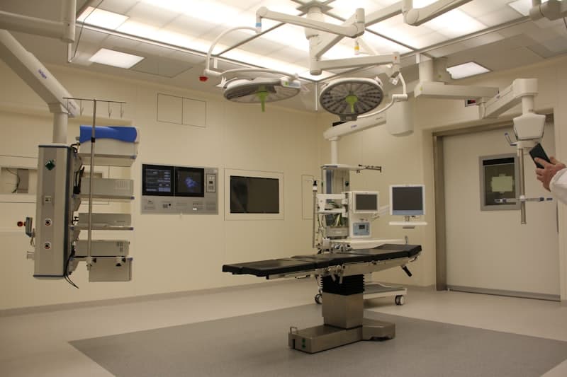 An empty operating theatre